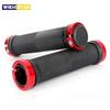 Manopole per Manubrio Bici con Blocco Gomma Morbida Manopole Mountain Bike Antipolvere Impermeabili Manubrio Bici Antiscivolo Manicotti MTB Accessori Ciclistici