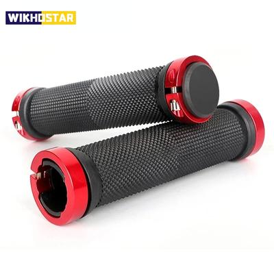 Manopole per Manubrio Bici con Blocco Gomma Morbida Manopole Mountain Bike Antipolvere Impermeabili Manubrio Bici Antiscivolo Manicotti MTB Accessori Ciclistici