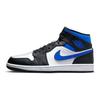 Air Jordan 1 Mid Racer Blue Men Sneakers White Black 554724-140