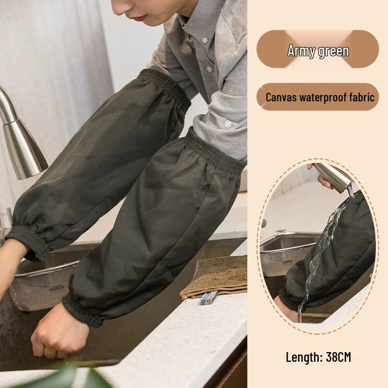 Custom Logo Waterproof Canvas Apron for Restaurant, Dessert, Milk Tea Shop, and Barista