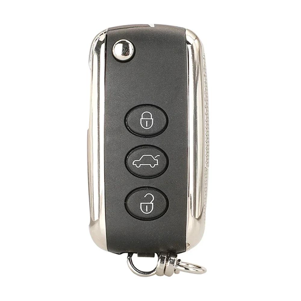 

YOCASTY Folding Flip Remote Car Key Shell Case 3/4 Buttons For Bentley Mulsanne Continental Hurtling GT Flying Spur KR55WK45032 3 buttons