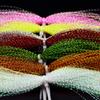 MNFT  11 Packs Crystal Flies decorating Tinsel Fly Tying/Jig Hook Lure Making Materials Holographic Flashabou DIY Bait Wing Tail
