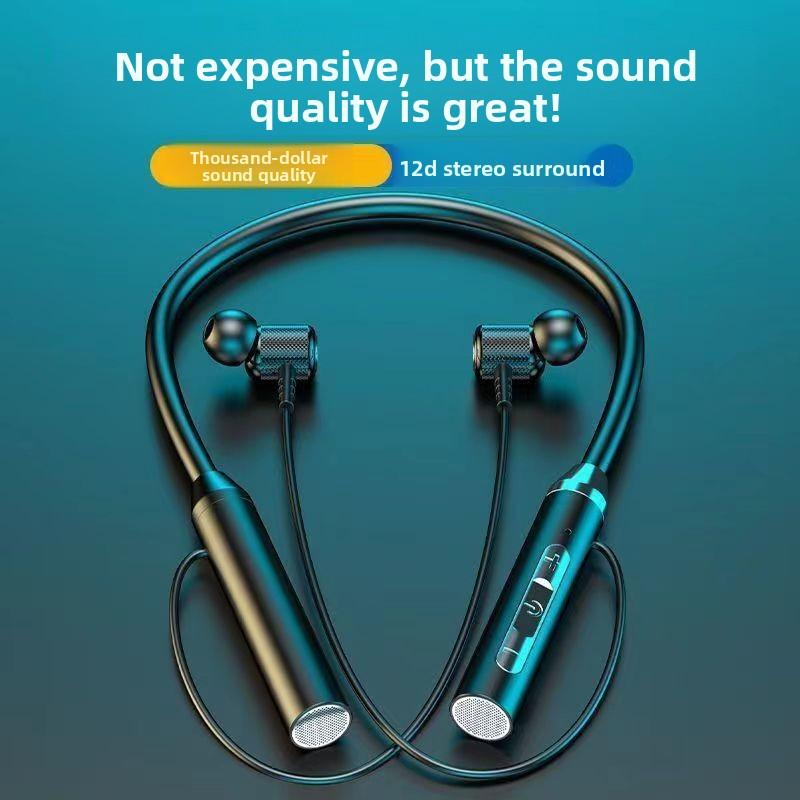 QUEED Bluetooth Headphones, in-ear Neckband Sports Headphones, Ultra-long Standby Life, Universal Mobile Phone