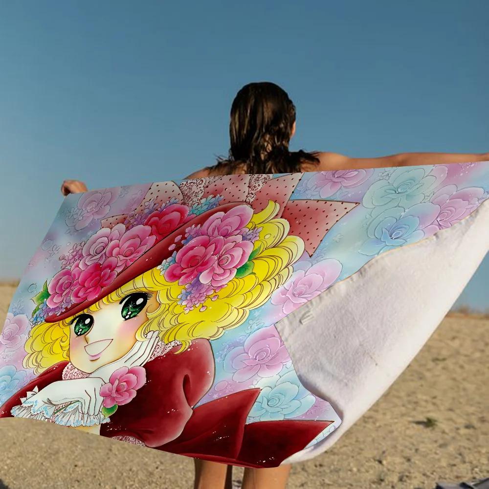 Candy Candy Handtuch Mikrofaser Strandtuch Saugfähig Schnelltrocknend Weich Yoga Schwimmen Resort Bergsteigen Handtuch