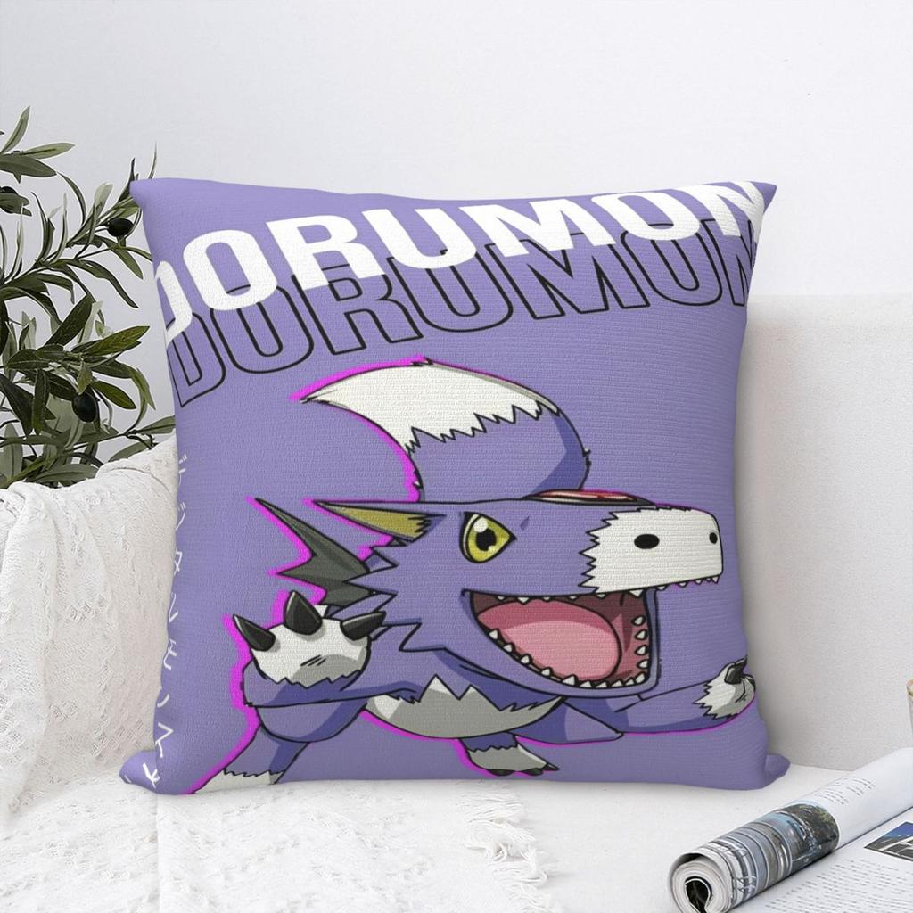 Trendy Seat Digital Monster Digimon Decor Pillowcase Stuff Pillow Cover Square Multi-Size