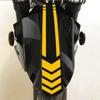 Motorcycle Fender Stickers Reflective Arrow Stripe Scooter Motorbike Fender Decal Mudguard Sticker Universal Waterproof Oilproof