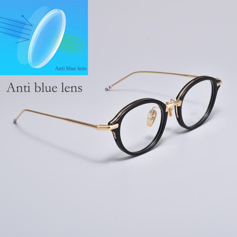 GENTLE Anti Blue Light Square Women Men Titanium Glasses Frame Optical Glasses TB011 Prescription Eyeglasses