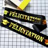 Unisex matná maturitní čepice pro dospělé s šerpou Gratulace Maturitní saténová šerpa Sada pro ceremonii Střední škola Vysoká škola Maturitní párty Potřeby