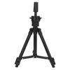 Mannequin Head Tripod Stand Aluminium Alloy Adjustable Wig Head Mold Hold Bracket for Hairdressing Training