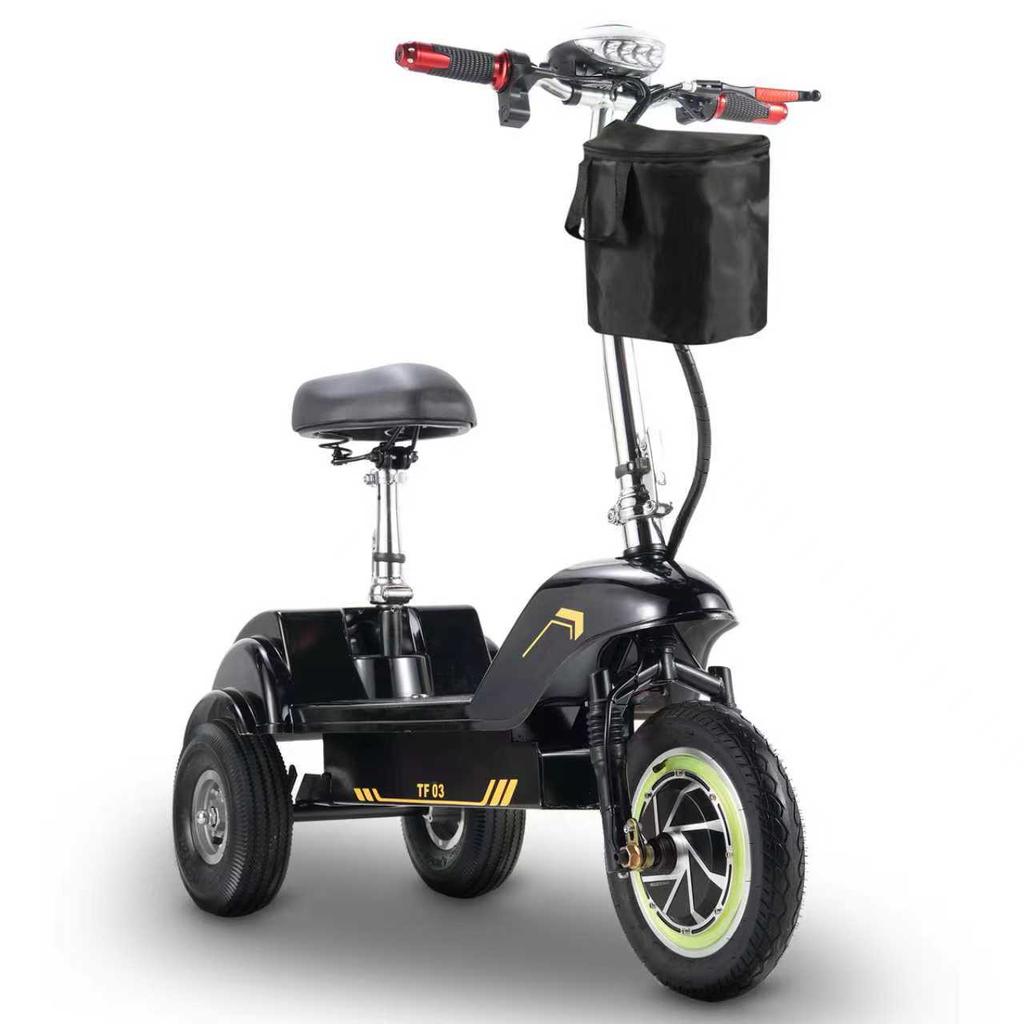 Three-wheeled Electric Scooter Twofish TF03 500W Motor 48V15Ah Battery 30km/h Max Speed 30km Max Range