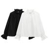 Women's 2025 Spring/Summer European & American Fashion Breathable Embroidered Single-Breasted Top Shirt
