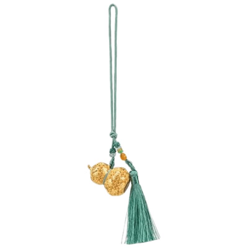 Zhu Bingren Bronze Prosperity & Joy Hanging Ornament
