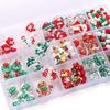1pc/bag Christmas Series Glazed Colored Hand-Painted Beads DIY Bracelet Necklace Earrings Jewelry Accessories