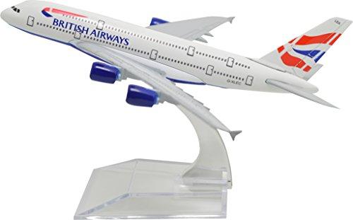 Династия Тан 1/400 16см British Airways A380 Модель самолета из сплава Игрушка