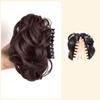 Women Synthetic Hair Bun Bud Wig Bag Claw Clip To Increase Hair Pony Tail Hair Piece Daily Party Lifelike Styling Tools