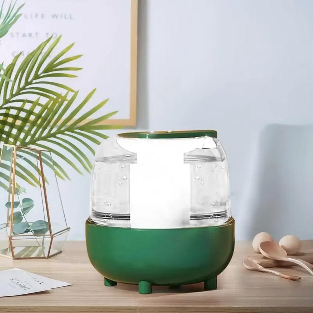 AEE4-4L Humidifier USB Aromatherapy Humidifier Home Air Humidifiers Air Purifier With LED Lamp Desktop Mist Maker Green
