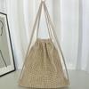 Yogodlns Fashion Women Hollow Woven Shoulder Bags Large Capacity Crochet Bag Knitting Handbags Eco Female Shopping Tote
