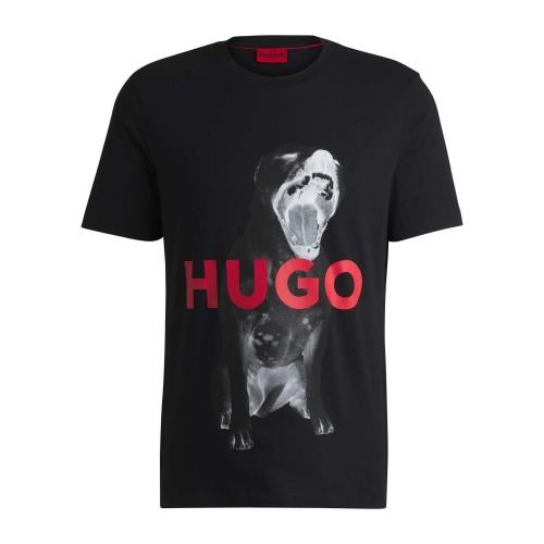Hugo Mens Dayaking Dog T-Shirt