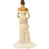 Summer New Temperament Mesh Stitching Perspective Irregular Slim Dress Women