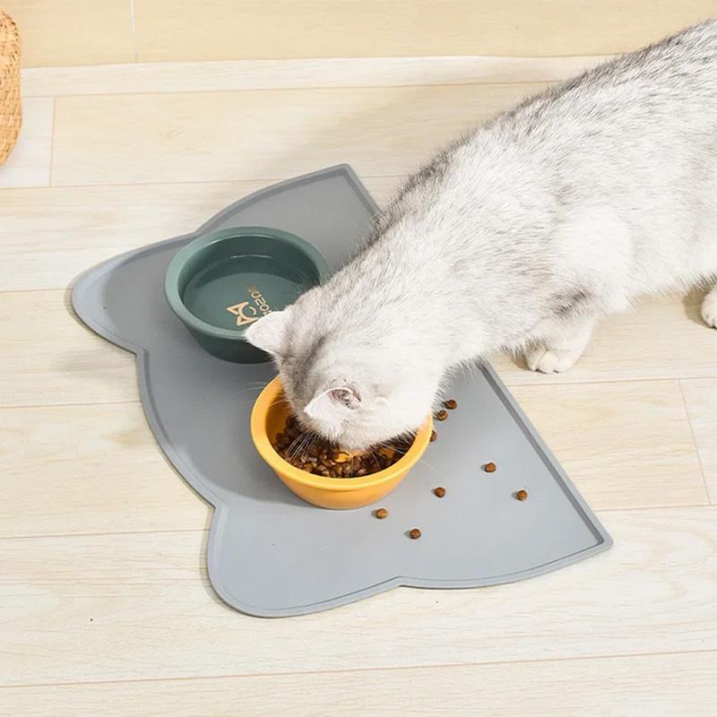 Pet Supplies Silicone Pet Mat Pet Food Feeding Mat Waterproof Dog Cat Bowl Food Mat Puppy Feeder Tray Water Mat Placemat
