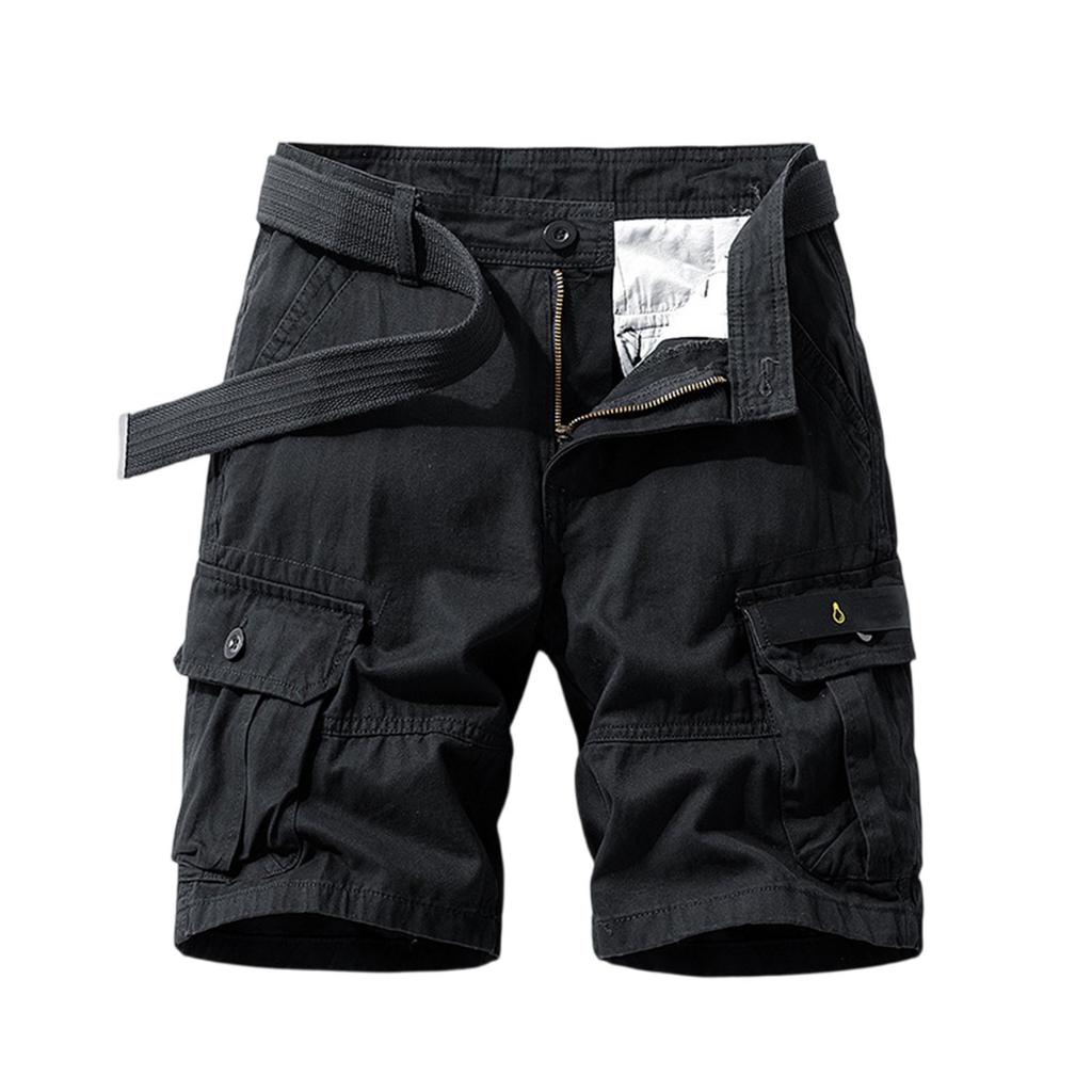 Herren Cargo Shorts Outdoor Casual Relaxed Fit Baumwolle Militärshorts mit mehreren Taschen