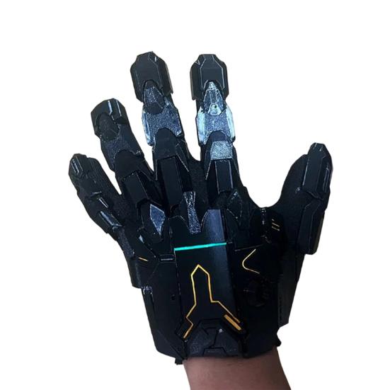 Cyberpunk Mecha Handschuh Futuristischer Mech Handschuh 3D Gedruckter Roboterhandschuh Sci-Fi Enthusiasten Fan für Cosplay Kostüm