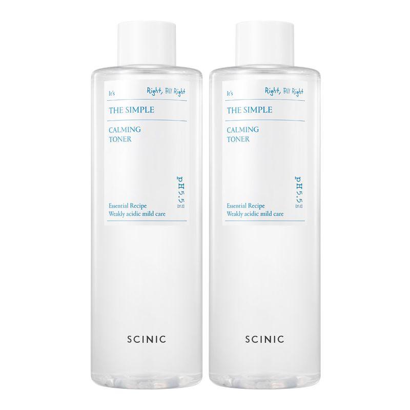 The Simple Calming Toner 500ml Large Size (2 bottles)