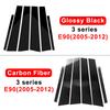 Kohlefaser Auto Fenster B-Säulen Verkleidung Aufkleber Für BMW F30 E46 E90 G20 318i 325i 320i 328i Türsäulen Folien Wrap Auto Zubehör