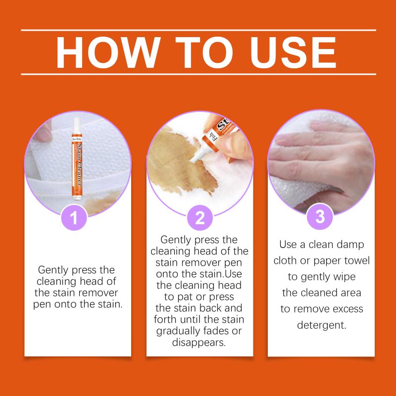 

New Jue-Fish leave-in decontamination pen, clothes decontamination lazy leave-in portable stain removal pen cleaning clothes one size