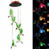 Led Hummingbird Colorchanging Solar Wind Chimes Yard Home Garden Lights Decor