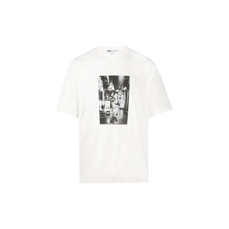 

Y-3 SS20 фотопринт с круглым вырезом футболка мужская топы белая FT1373 L