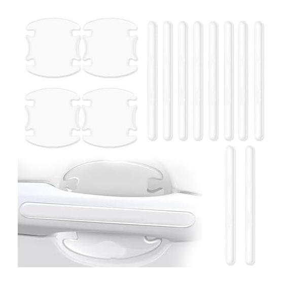 Door Handle Protector, Applicable to All Series, Set of 14 Car Parts, Door Handle Protection, Scratch Prevention, Exterior Parts, Seals, Stickers,