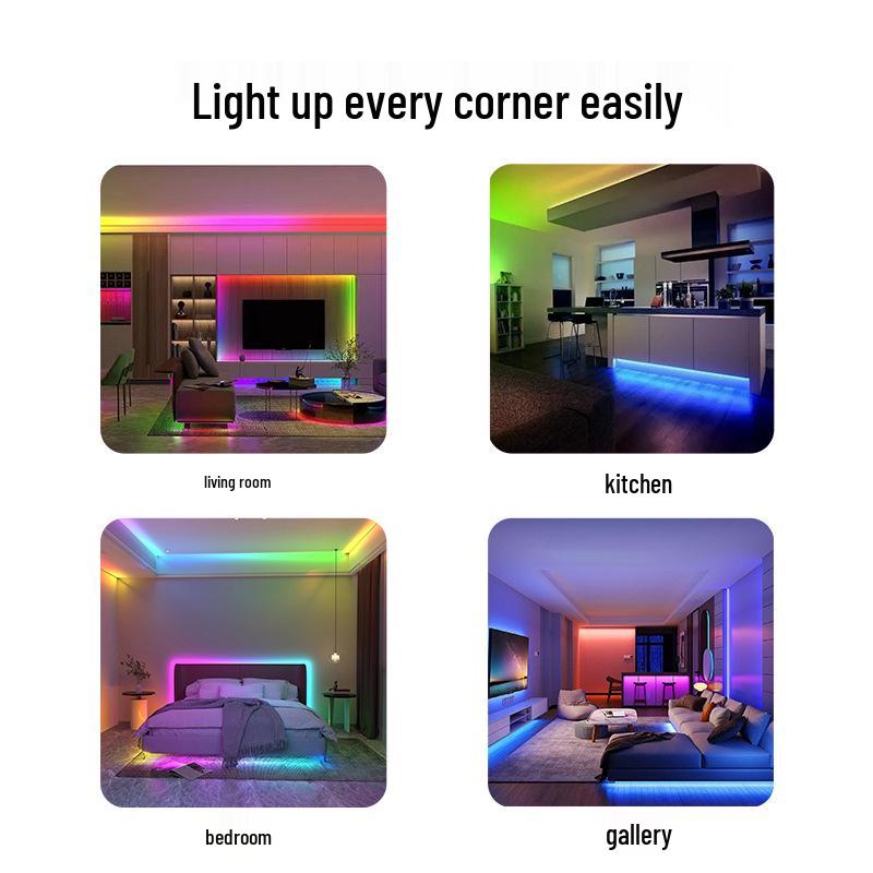 RGBW LED Strip Light: High CRI, Waterproof, 24V/12V, Outdoor, High Brightness for KTV and Stage Lighting.