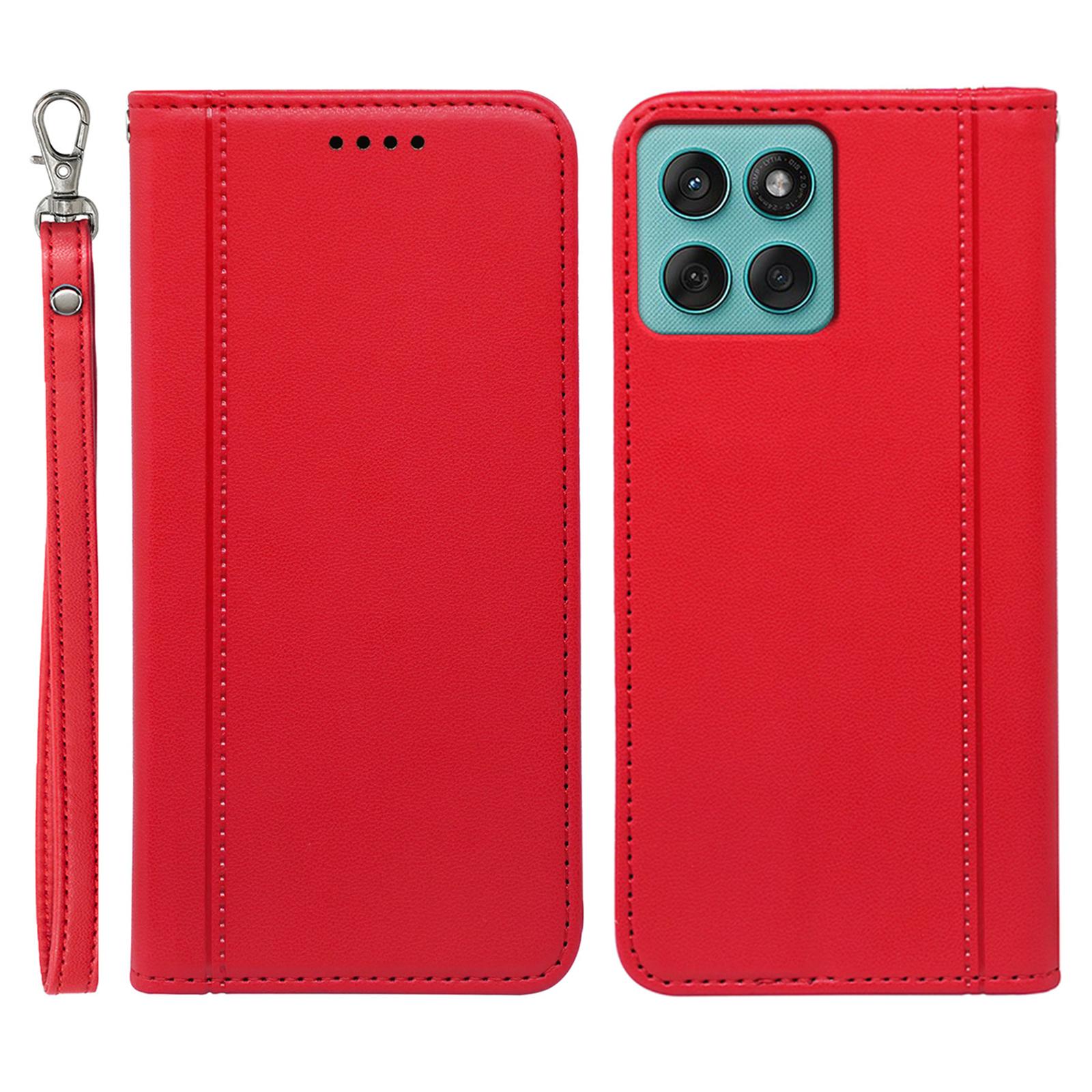 Red PU Leather