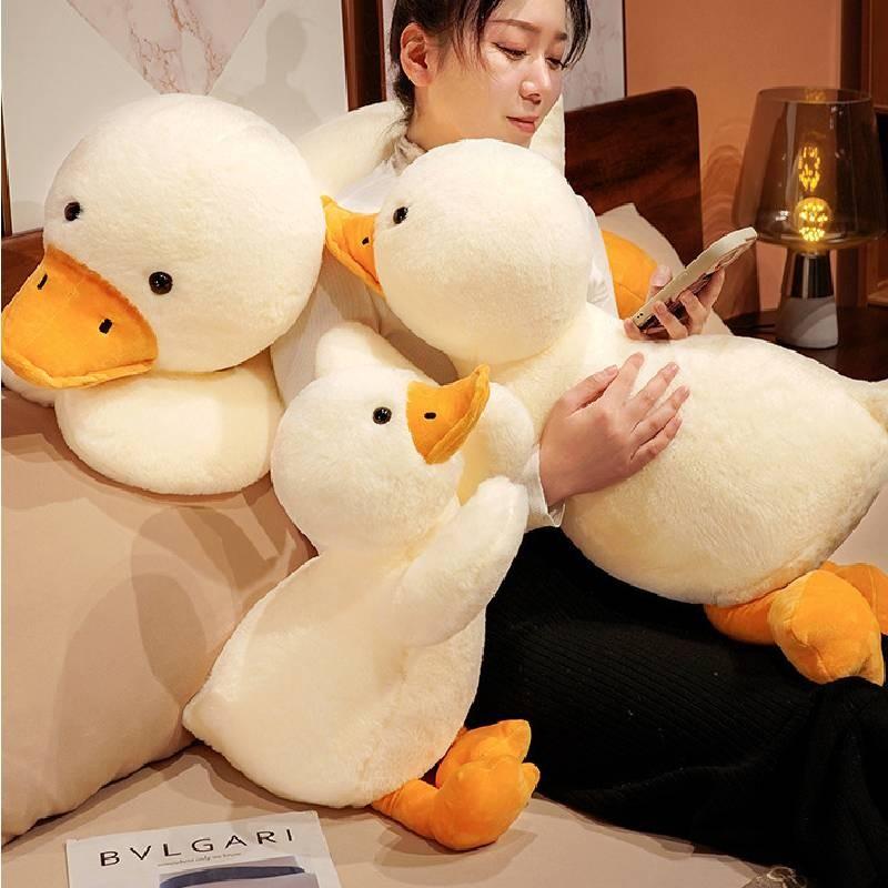 Plush Duck Lying Toy Cartoon Animal Stuffed Doll Decoration Kids Birthday Gift