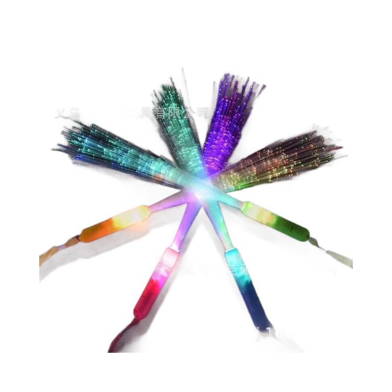 Flashing Fiber Optic Glow Stick Cheerleading Prop