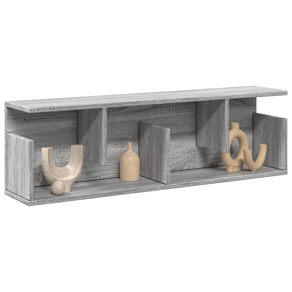 Wall Cabinet 100 x 20 x 30 cm Grey Sonoma Particleboard
