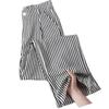 Women's American Striped High-Waist Wide-Leg Summer Trousers