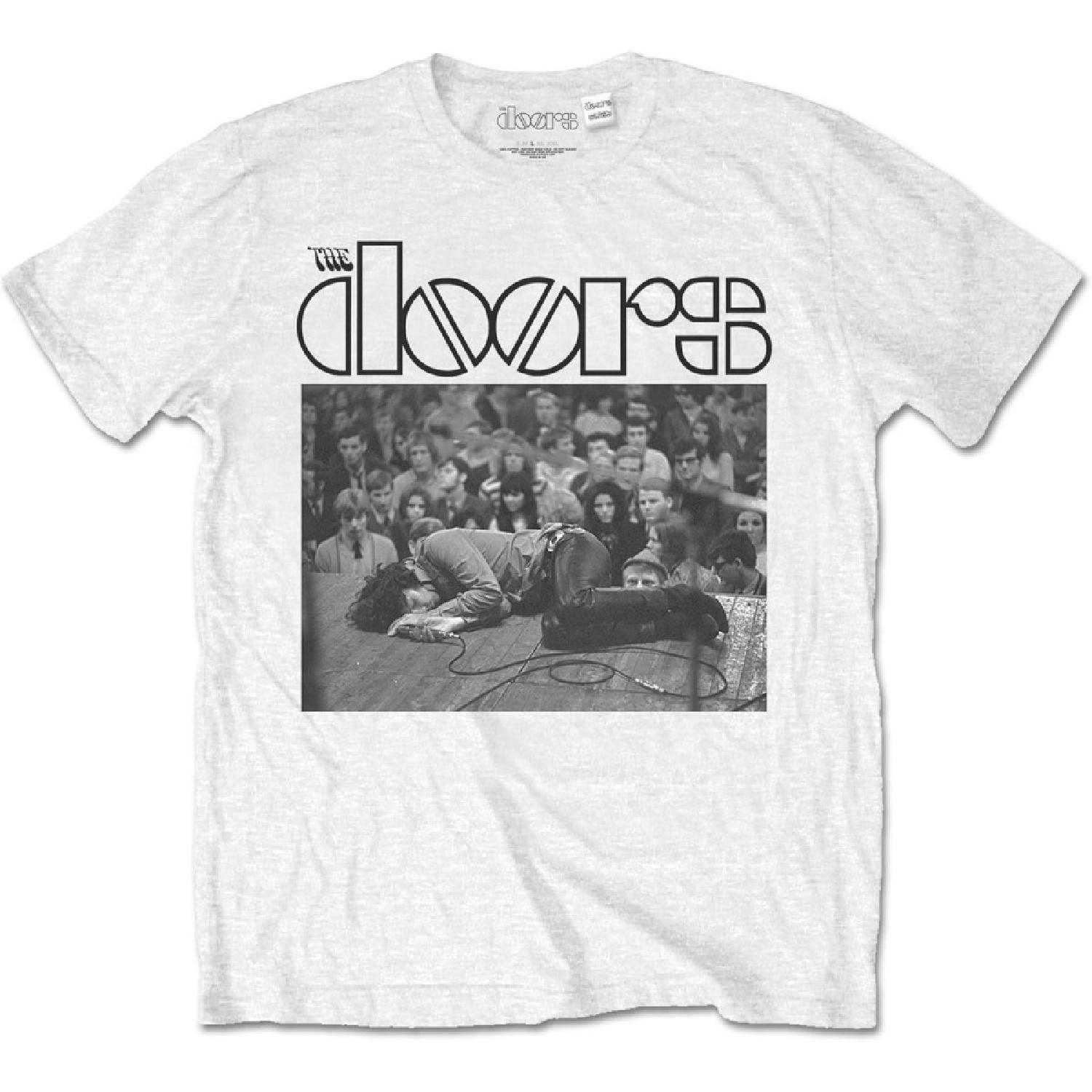 The Doors  Jim On The Stage Floor  T-Shirt S белый