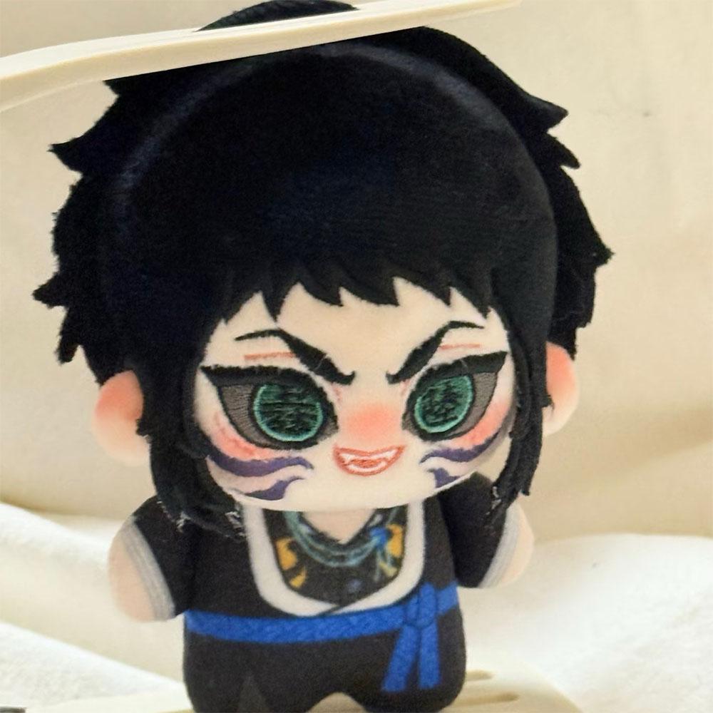 10cm Demon Slayer Kaigaku Plush Doll Anime Kimetsu no Yaiba Plush Toy Pendant Cotton Kaigaku Stuffed Doll Fans Gift Collect 10cm