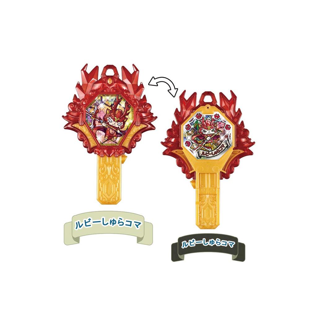 Yokai Watch DX Yokai Arc Series EX Seven Jewel Generals Ruby Shura Top