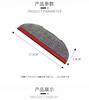 2 Car Side Rear View Mirror Rain Eyebrow Visor Bling Rhinestones Look Sun Shade Snow Guard Weather Shield Cover Auto Accessories
