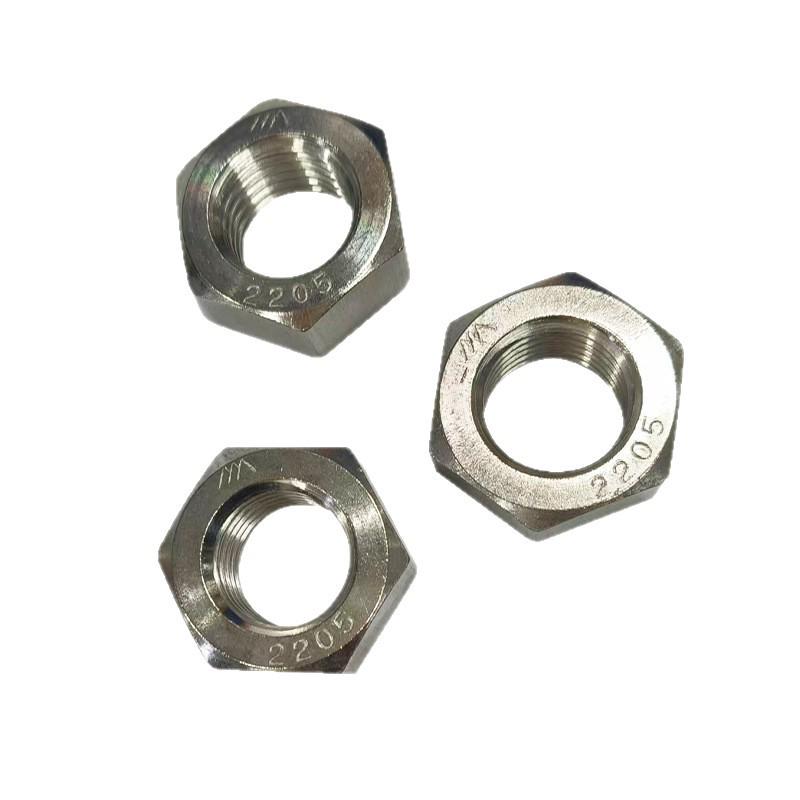 2205 Stainless Steel Hex Nut Cap, DIN934 External Hex Nut Cap M33 (9 pieces)