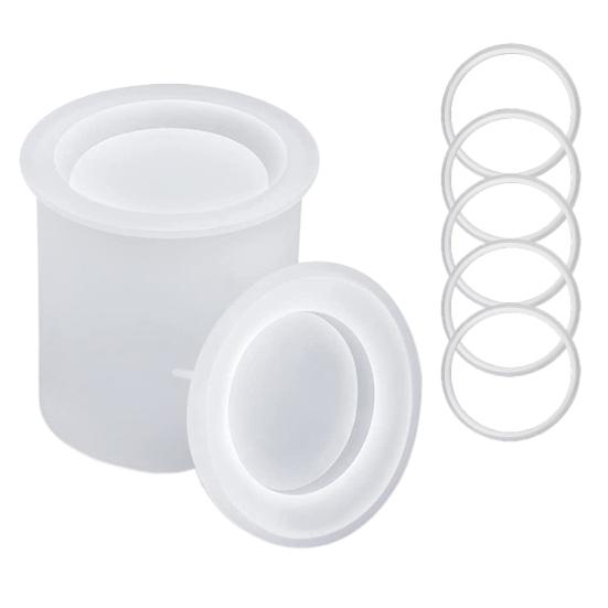 Форма для свечного стакана Термостойкая Чистая Антипригарная Легко многоразовая Легко извлекаемая Декоративная