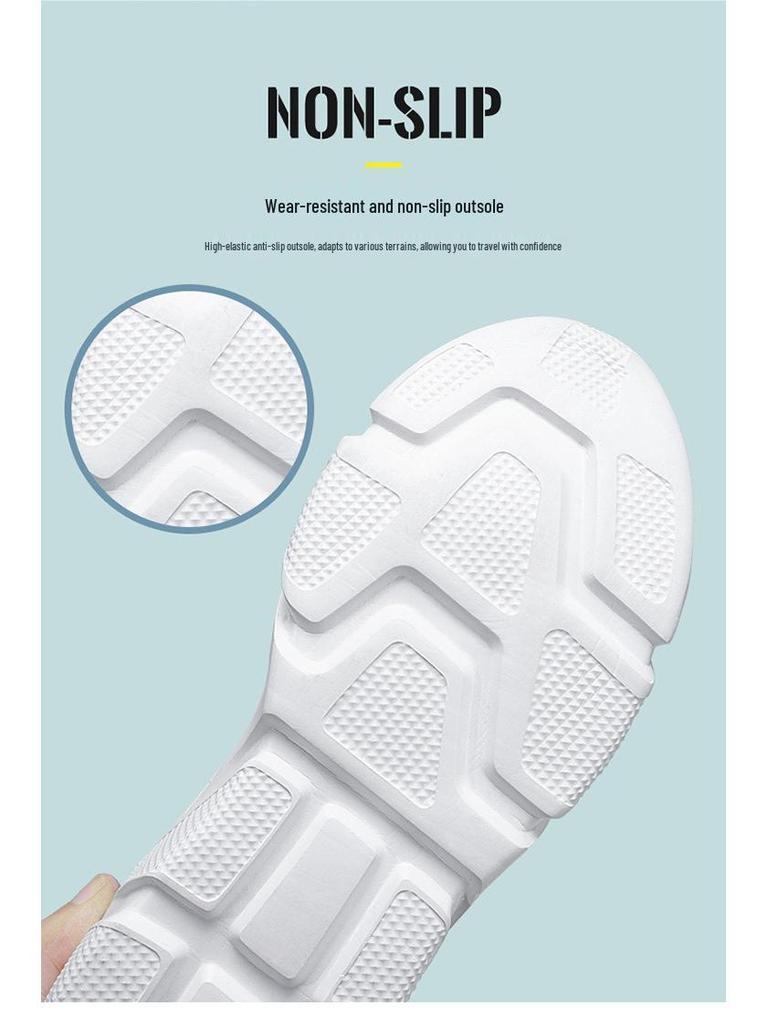 Sommerleichte Flyknit Socken-Schuhe für Paare: Atmungsaktiv, Übergröße, Dicke Sohle, Lässige Lauf-Sneaker für Herren