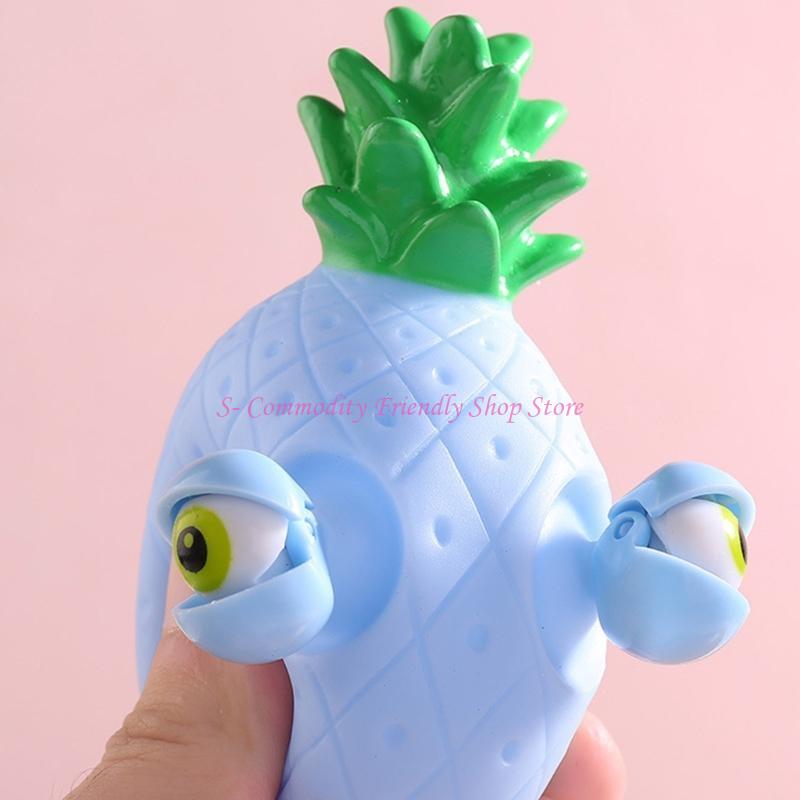 85Ae Hand Squeeze Toy Pineapple Fidgets With Eyepop Vent Toy Novelty Toy For Adult Stress Relief Decompress Toy Party Favor