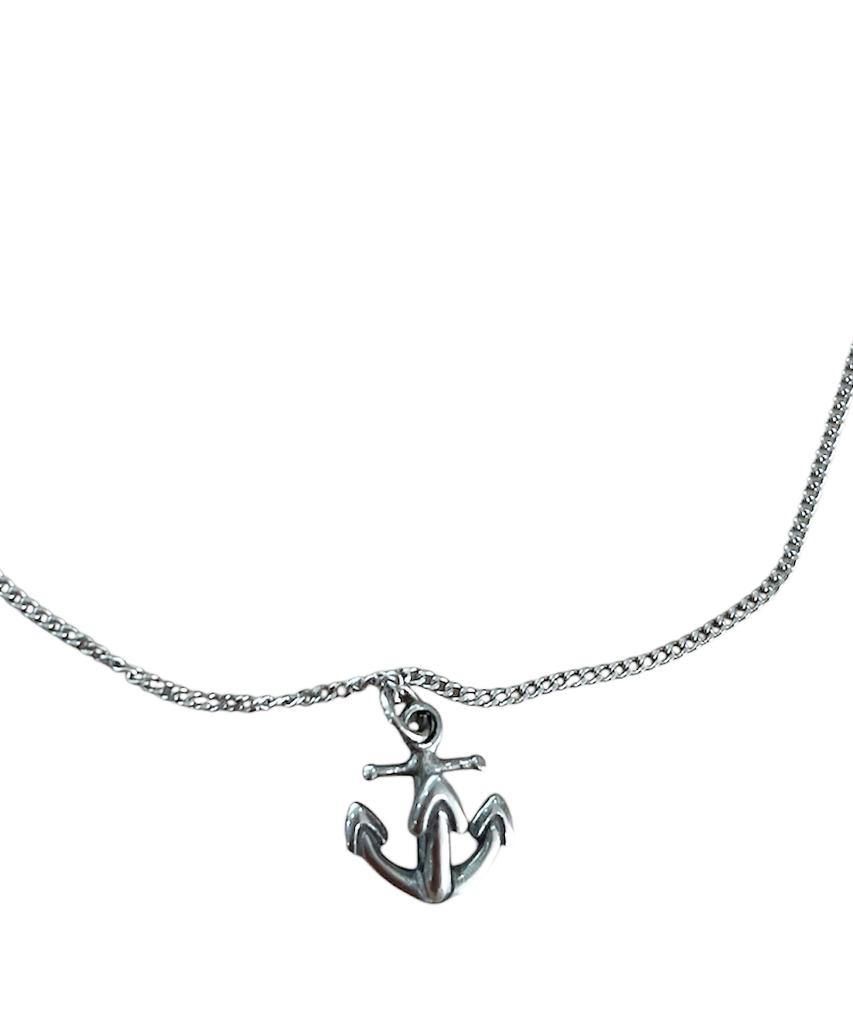 Sk8Er Rock Anchor Surgical Steel Necklace