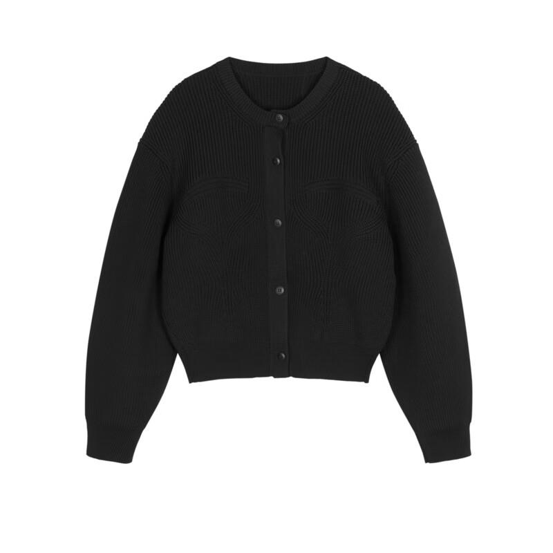 JNBY Women's 2024 Spring Round Neck Knit Cardigan