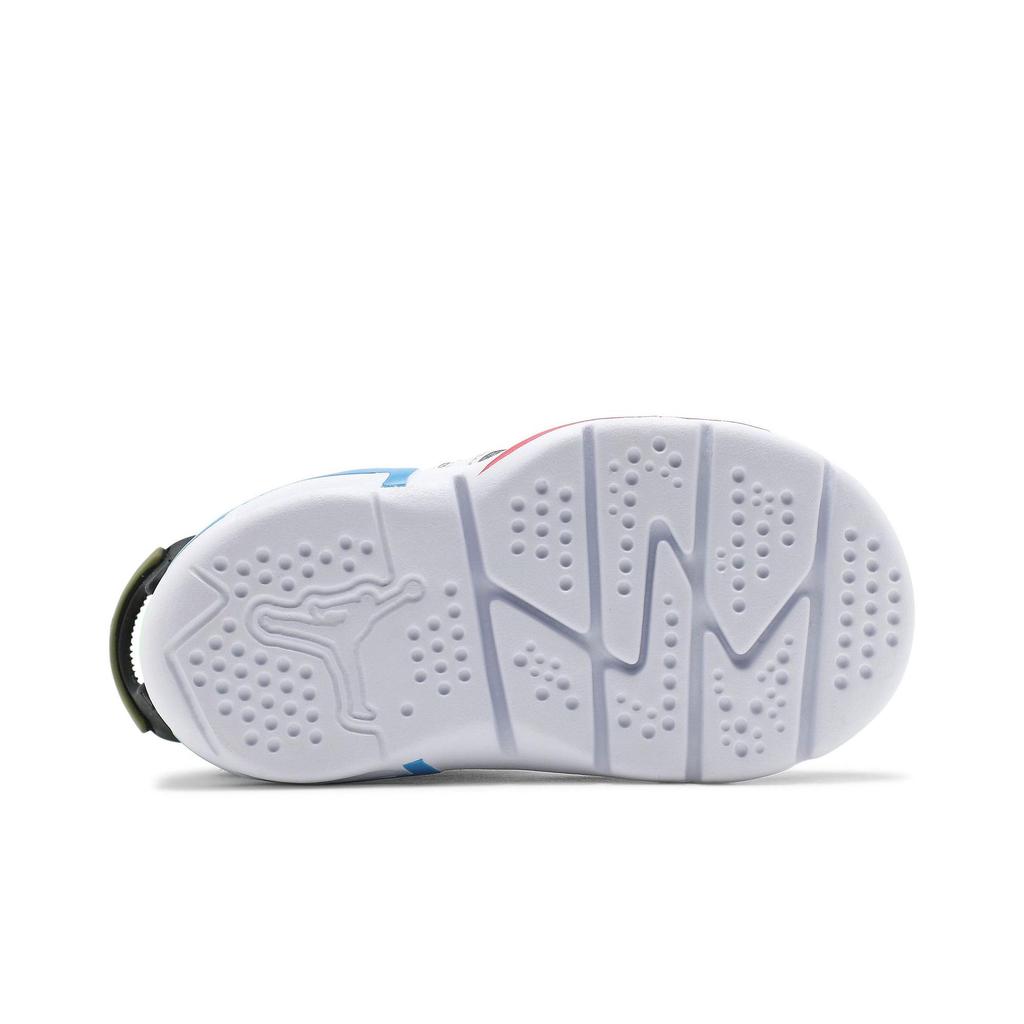 Air Jordan 6 Retro Little Flex Kleinkind 'Multi White' (Unisex) Weiße / Geistergrüne / Schwarze / Küsten-Kleinkindschuhe CT4417 103