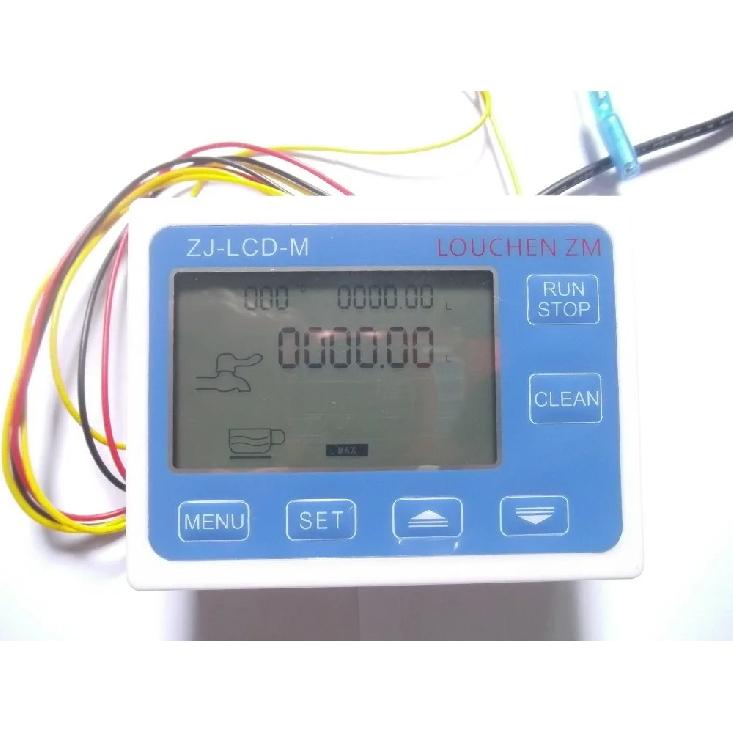 G1/2" Water Flowmeter Control LCD Display+Solenoid Valve Gauge +Flow Sensor Meter